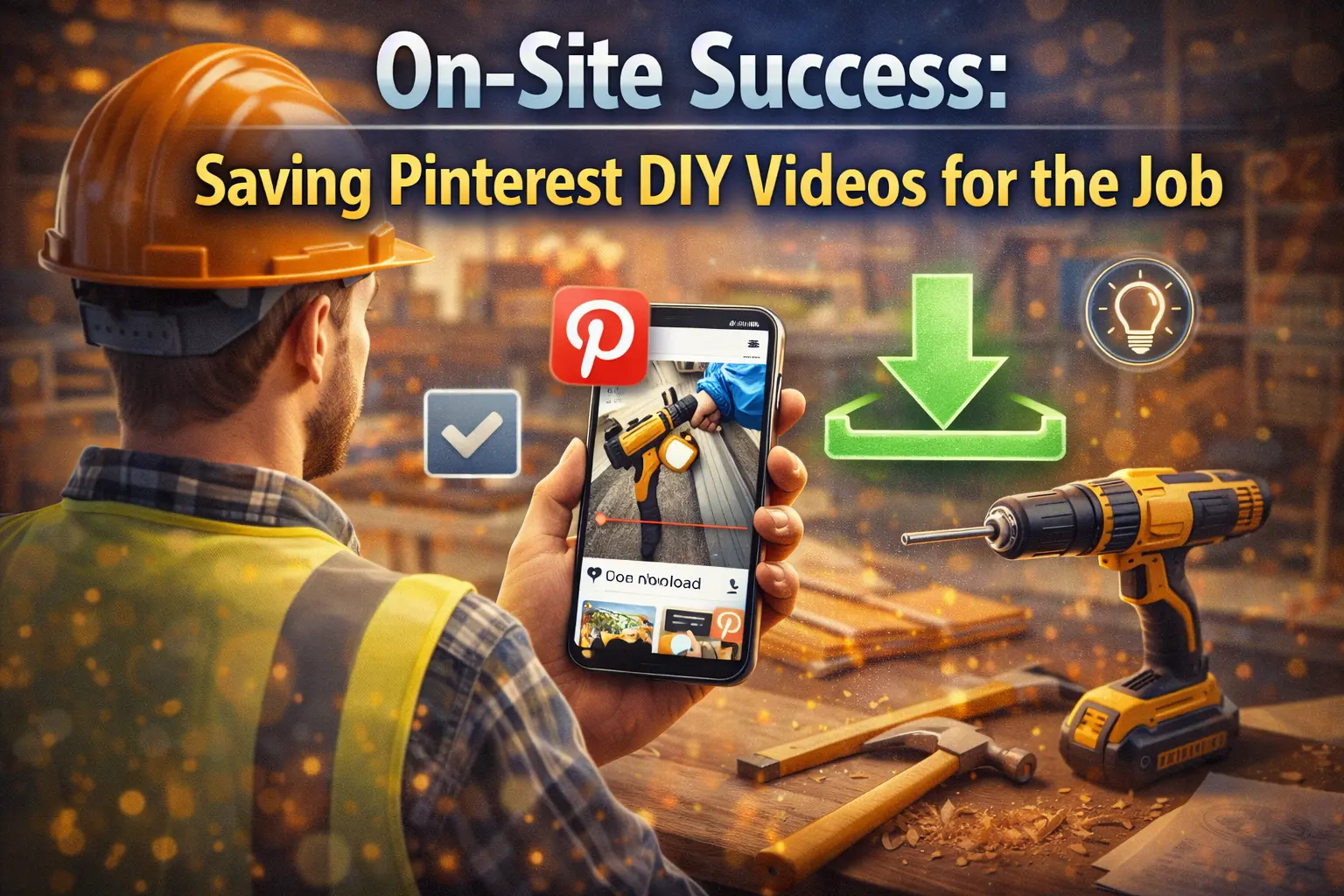 On-Site Success: Saving Pinterest DIY Videos for the Job
