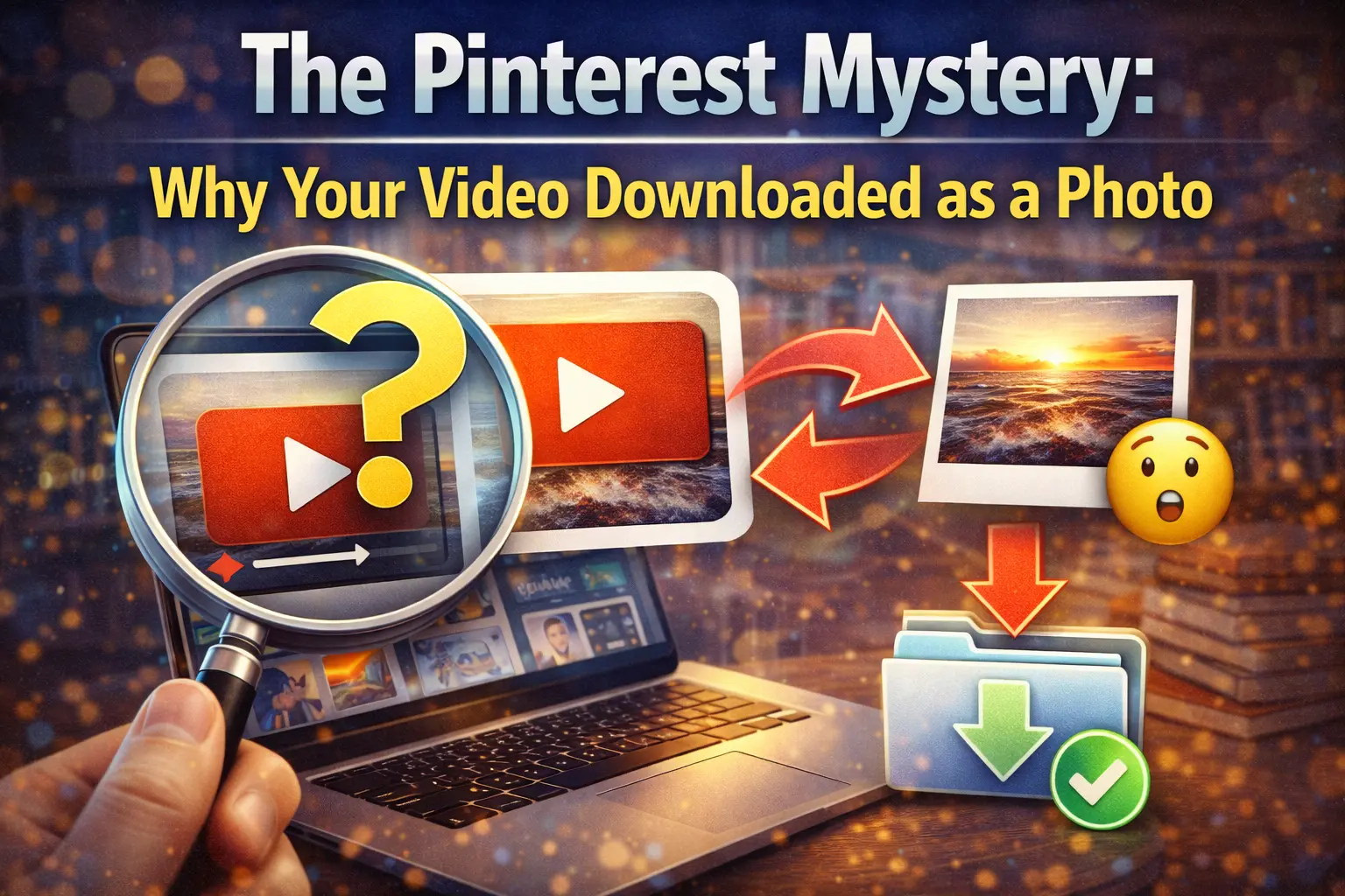 The Pinterest Mystery: Why Your Video Downloaded as a Photo