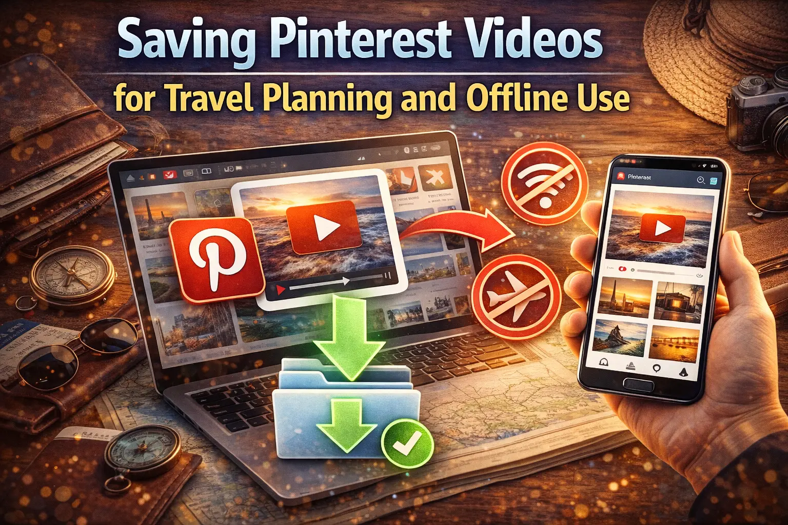 Saving Pinterest Videos for Travel Planning and Offline Use
