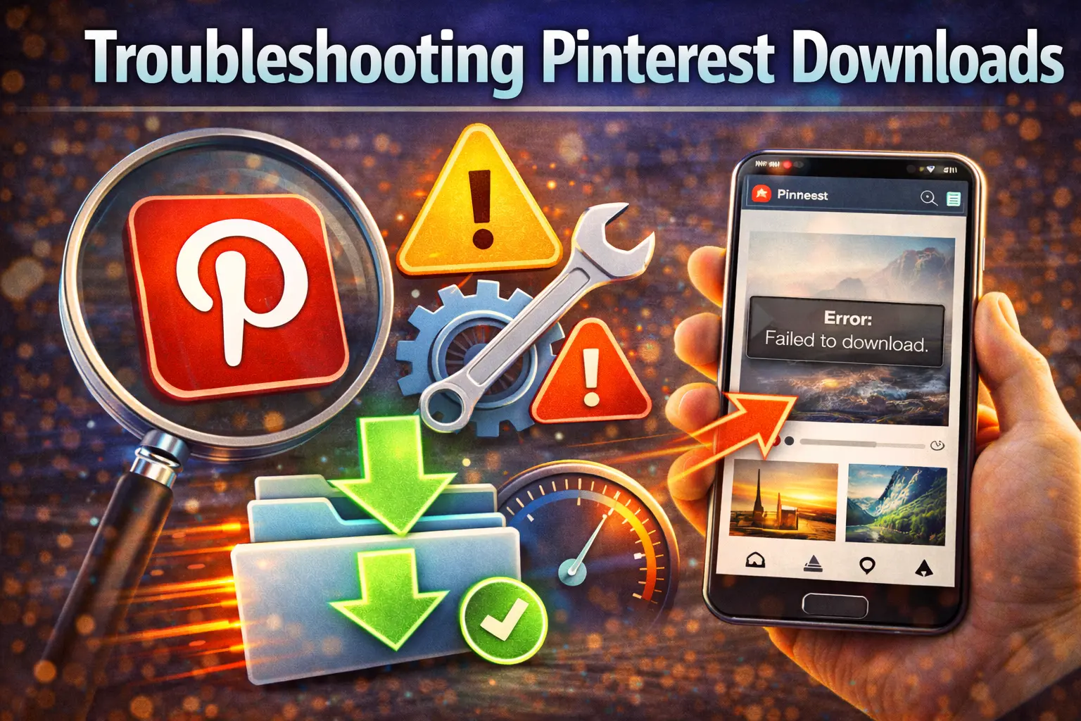 Troubleshooting Pinterest Downloads