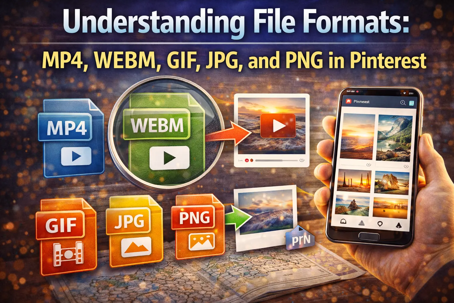 Understanding File Formats: MP4, WEBM, GIF, JPG, and PNG